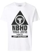 Neighborhood Graphic Print T-shirt - White