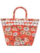 Faliero Sarti Flower Printed Tote - Yellow & Orange