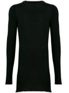 Masnada Low Rolled Neck Sweater - Black