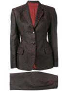 Jean Paul Gaultier Pre-owned Jacquard Skirt Suit - Red