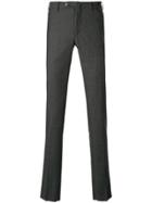 Pt01 Creased Straight Let Trousers - Grey