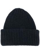 Roberto Collina Cable Knit Hat - Blue