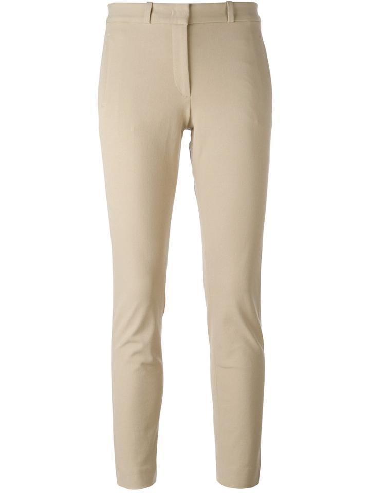 Joseph Slim-fit Trousers, Women's, Size: 44, Nude/neutrals, Viscose/cotton/spandex/elastane