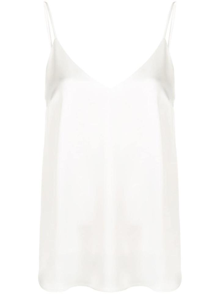 Racil Satin V-neck Cami - Neutrals
