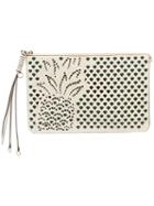 Chloé - Hey Clutch Bag - Women - Snake Skin - One Size, Yellow/orange, Snake Skin
