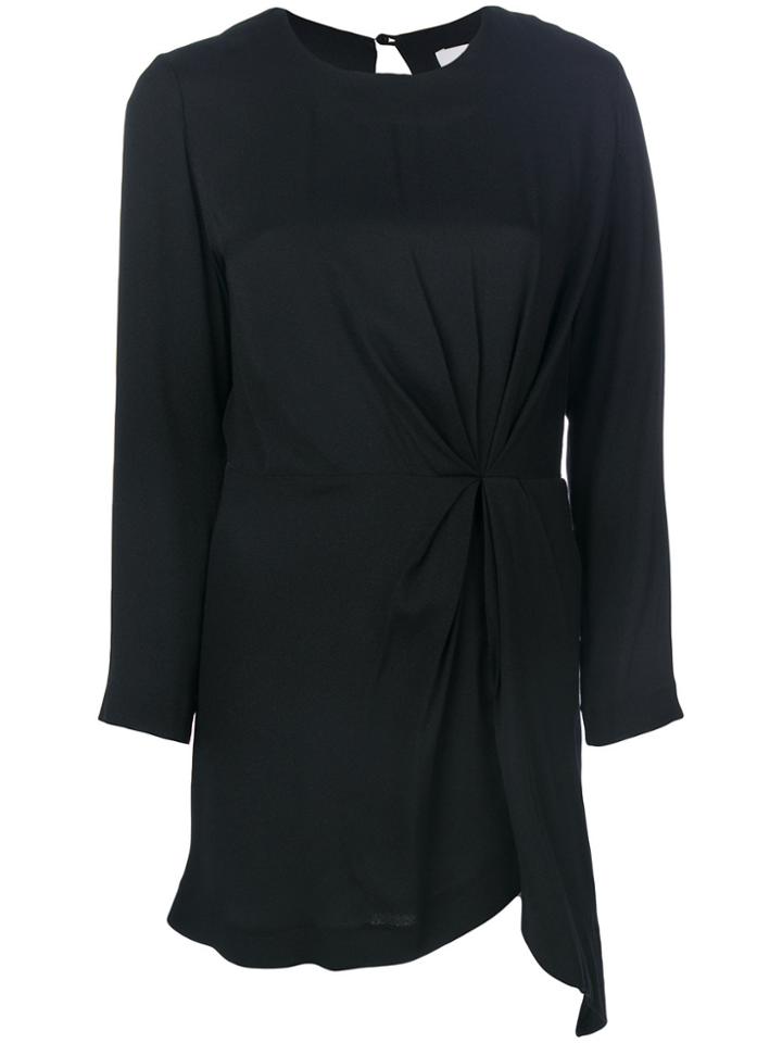 Iro Ruched Waist Dress - Black