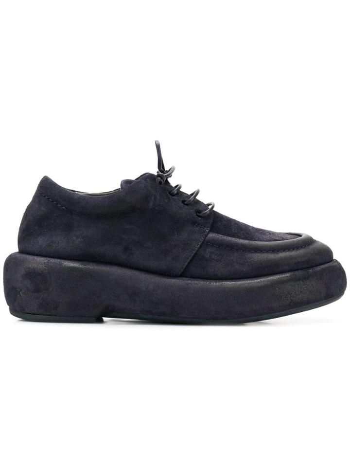 Marsèll Lace-up Platform Sole Shoes - Blue