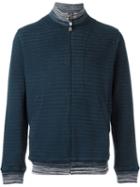 Missoni - Knitted Bomber Jacket - Men - Cotton - Xxl, Blue, Cotton