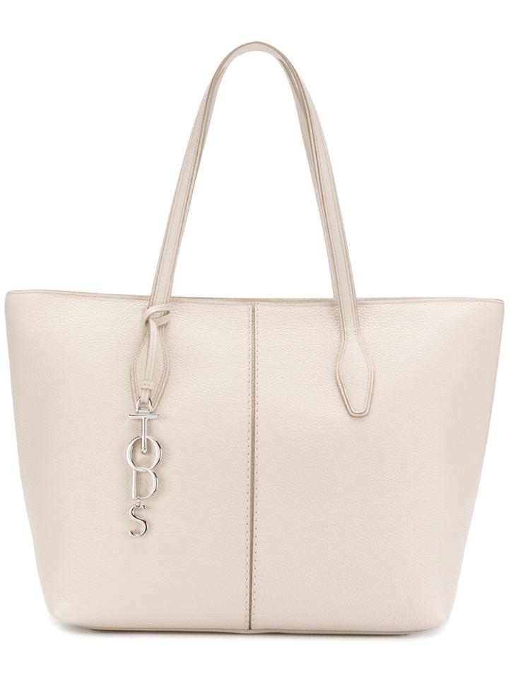 Tod's Joy Medium Tote - Nude & Neutrals