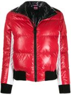 Colmar Ultra-glossy Hooded Down Jacket - Red
