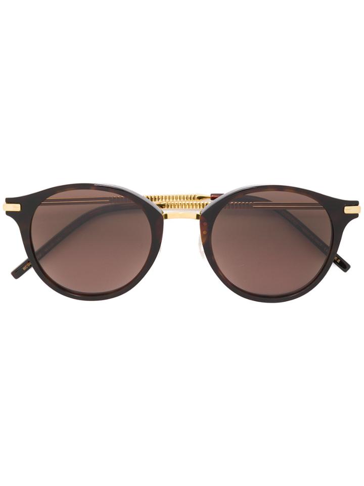 Boucheron Round-frame Sunglasses - Brown