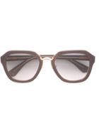 Prada Eyewear 'cinéma' Sunglasses - Brown