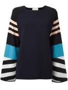 Antonia Zander Cashmere Vivian Knitted Blouse - Blue