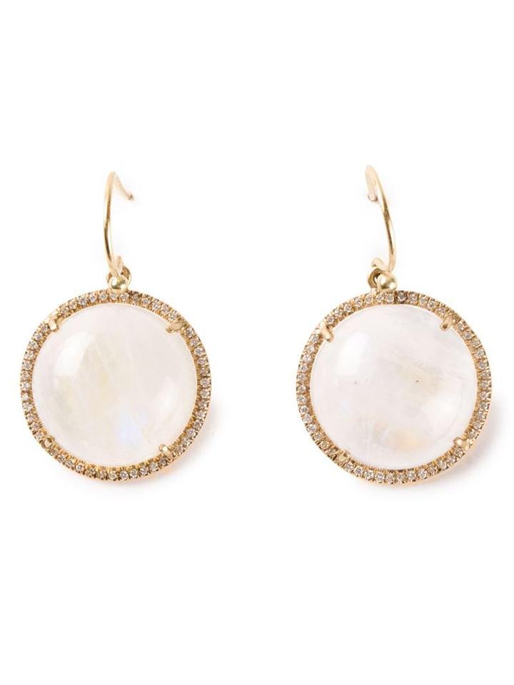 Irene Neuwirth Moonstone Earrings