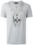 Alexander Mcqueen - Skull Print T-shirt - Men - Cotton - S, Grey, Cotton