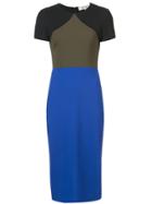 Dvf Diane Von Furstenberg Tailored Midi Dress - Blue
