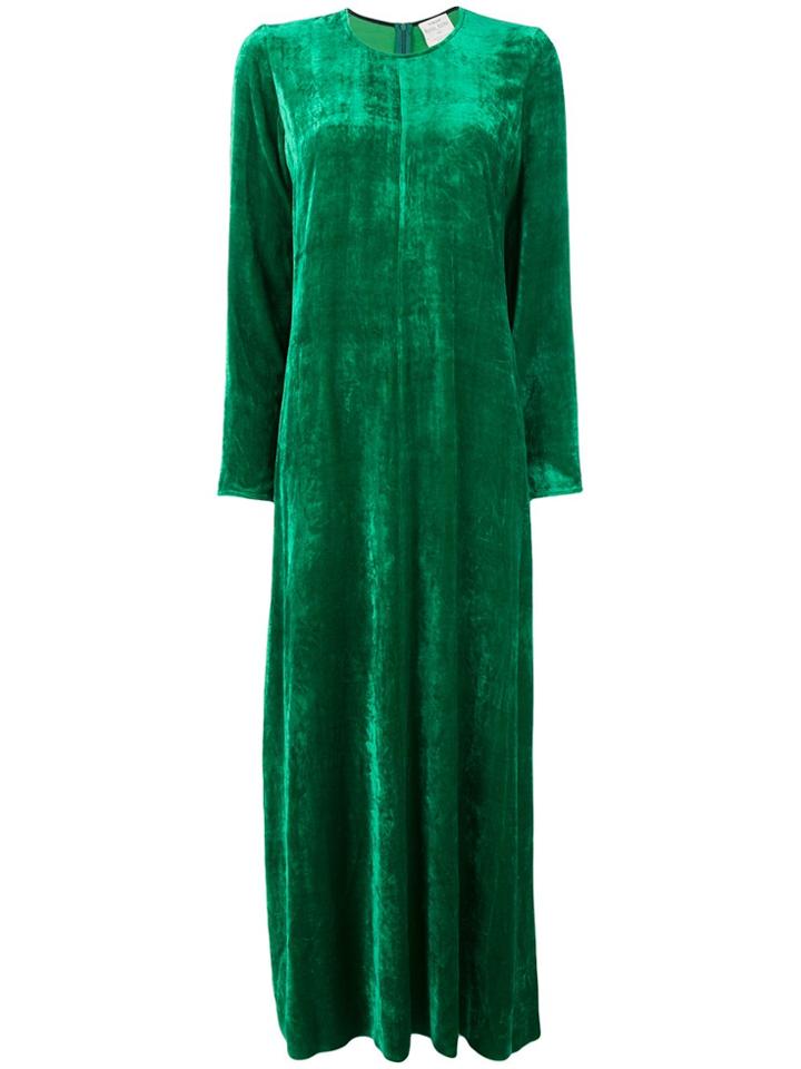 Forte Forte Long Flared Dress - Green