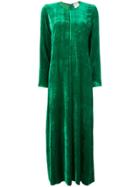 Forte Forte Long Flared Dress - Green