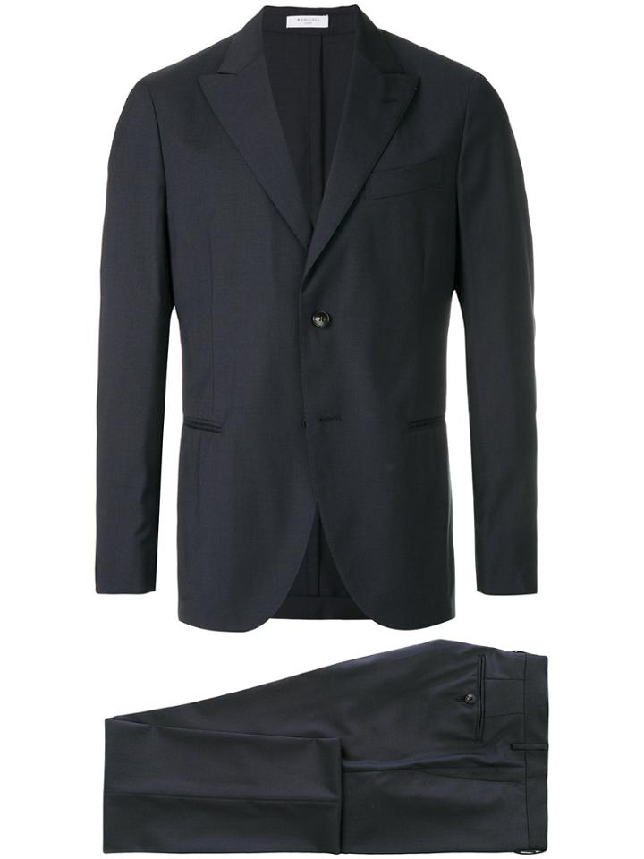 Boglioli Tailored Two Piece Suit - Blue
