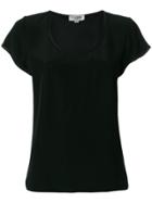 Yves Saint Laurent Vintage Scoop Neck T-shirt - Black