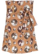 Adriana Degreas High Waist Midi Skirt - Neutrals