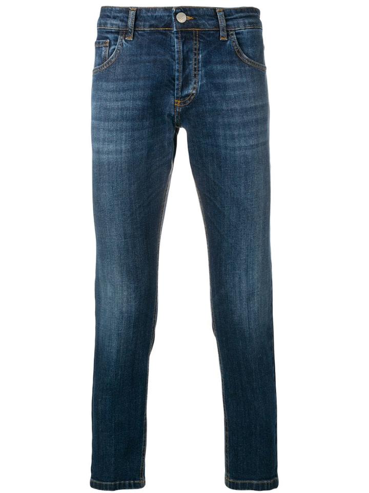Entre Amis 5 Tk Corto Jeans - Blue