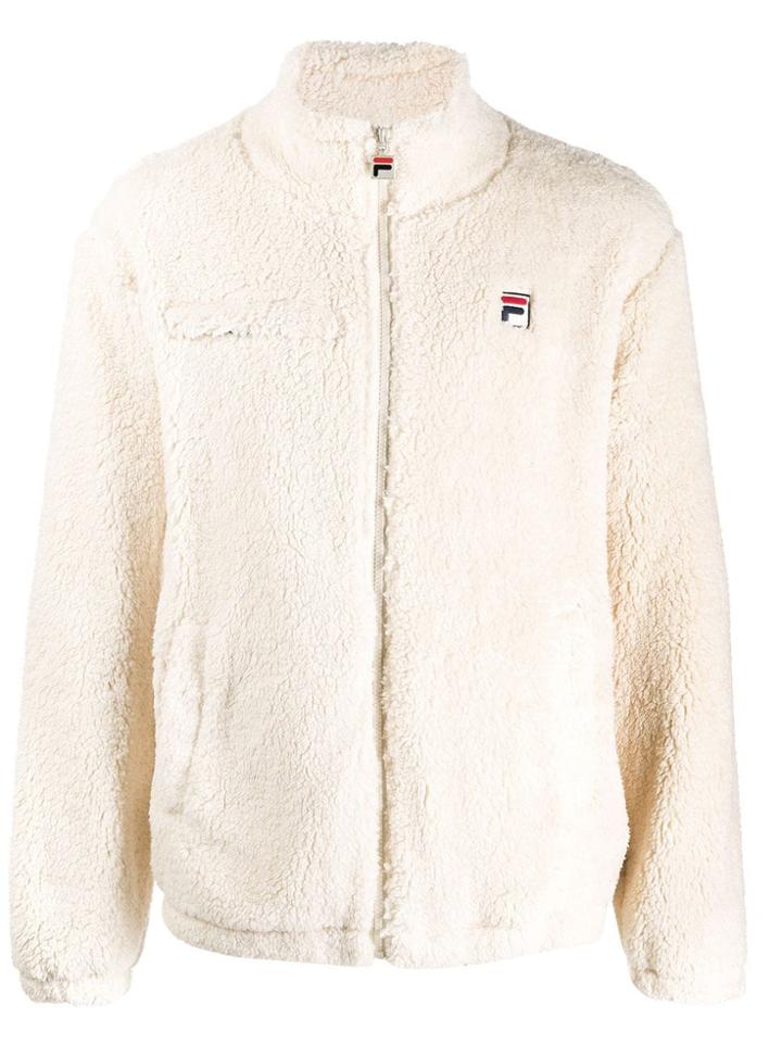 Fila Faux Fur Bomber Jacket - White