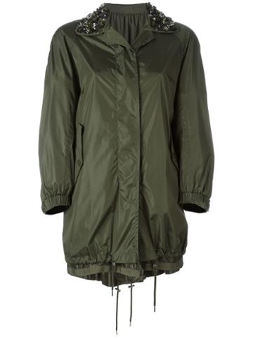 Moncler Lavande Jacket, Women's, Size: 2, Green, Polyamide