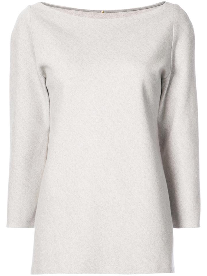 Peter Cohen Textured Print Blouse - Nude & Neutrals