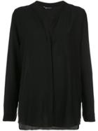 Uma Raquel Davidowicz Collarless Shirt - Black