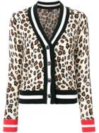 Pinko Leopard Print Cardigan - Nude & Neutrals