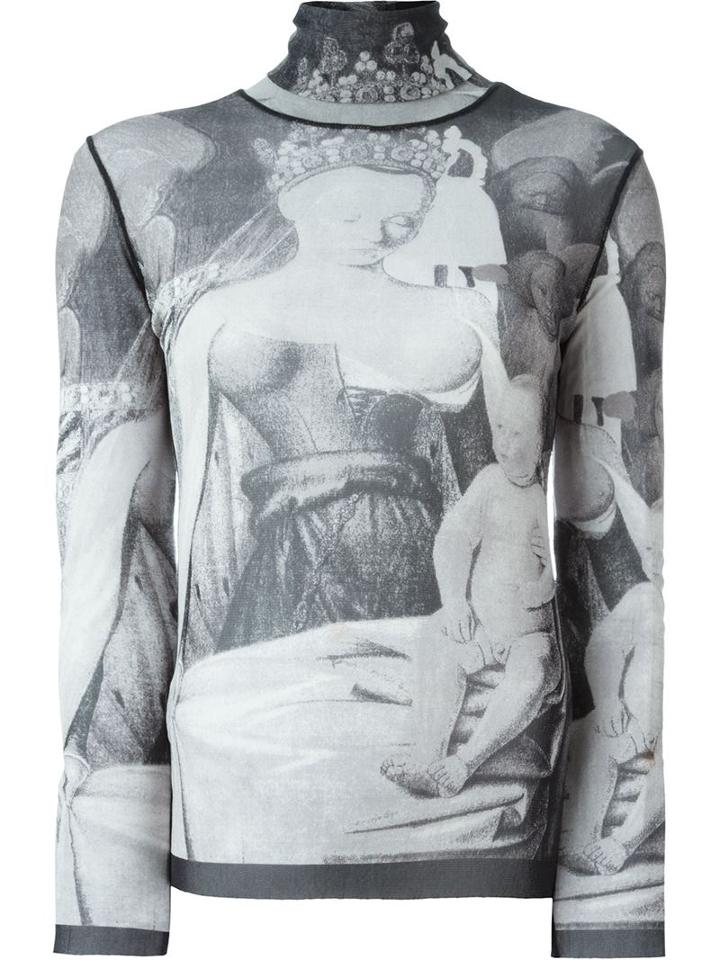 Jean Paul Gaultier Vintage Religious Print Top