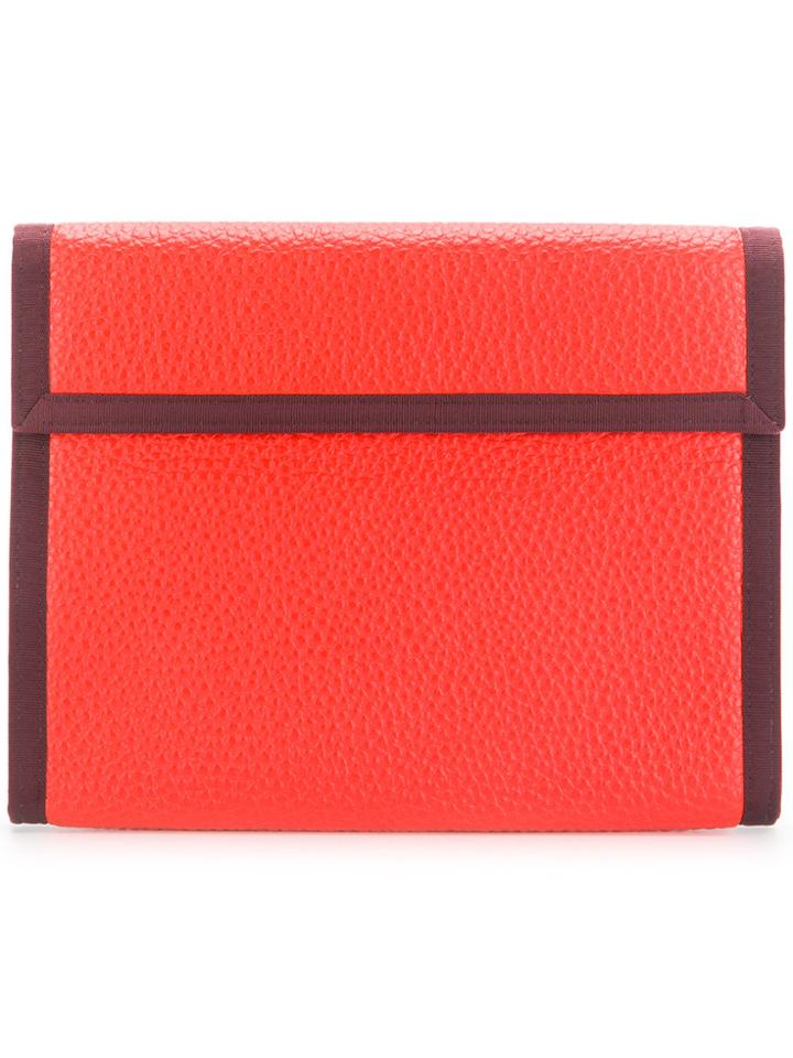 Maison Margiela Contrast Trim Pouch - Red