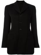 Comme Des Garçons - Structured Coat - Women - Polyester/cupro/wool - S, Black, Polyester/cupro/wool