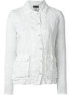 Kristensen Du Nord Flap Pockets Shirt Jacket, Women's, Size: 1, White, Cotton/linen/flax