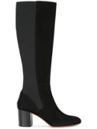 Santoni Block Heel Knee High Boots