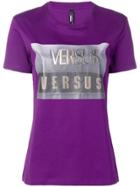Versus Logo Print T-shirt - Purple