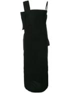 Jil Sander Deconstructed Midi Dress - Black