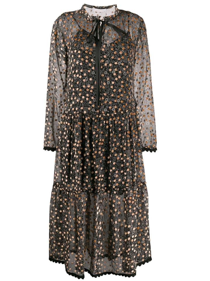 See By Chloé Tie-neck Dress - Black