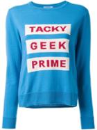 Guild Prime 'tacky Geek Prime' Jumper, Women's, Size: 34, Blue, Acrylic/lambs Wool