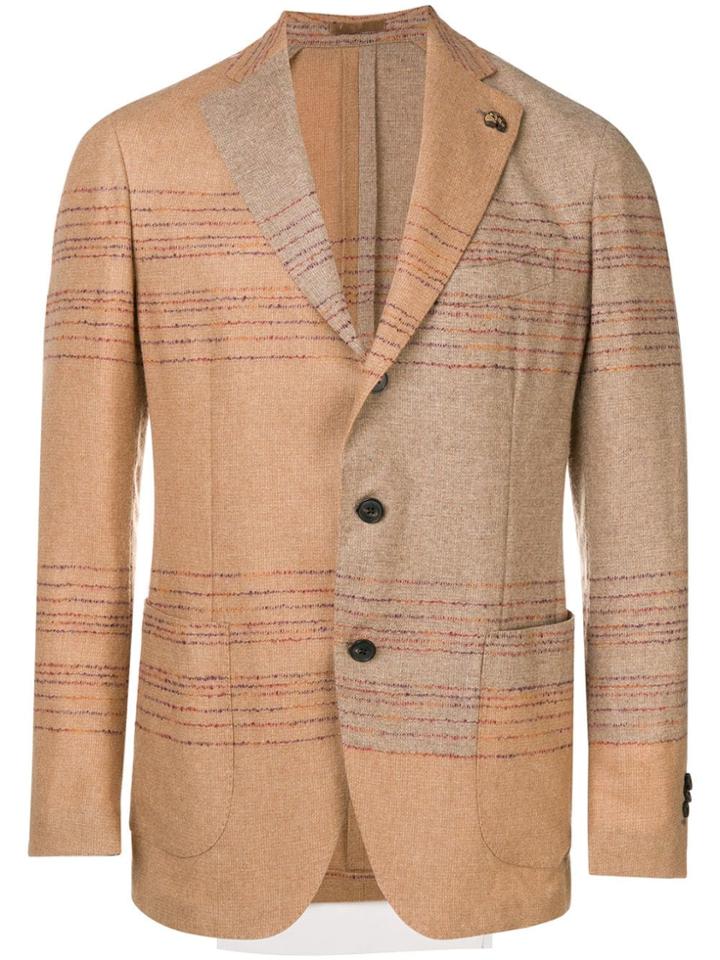 Gabriele Pasini Fine Knit Blazer - Nude & Neutrals