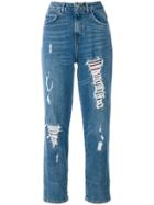 Tommy Hilfiger Tommy X Gigi Ripped Cropped Jeans - Blue