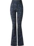 Amapô High-waisted Flared Jeans, Women's, Size: 36, Blue, Cotton/polyester/spandex/elastane