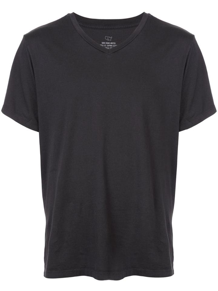 Save Khaki United V-neck T-shirt - Black