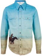 Calvin Klein 205w39nyc Western Scene Shirt Jacket - Blue