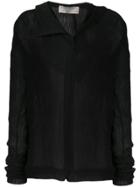 Juan Hernandez Daels Tabla Crinkled Hoodie - Black