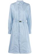 Ralph Lauren Collection Belted Shirt Dress - Blue