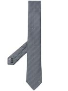 Salvatore Ferragamo Polka Dot Print Tie - Grey