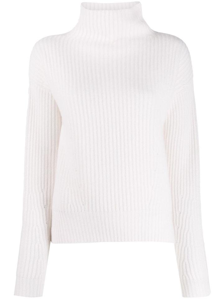 Le Kasha Roll Neck Knitted Jumper - White