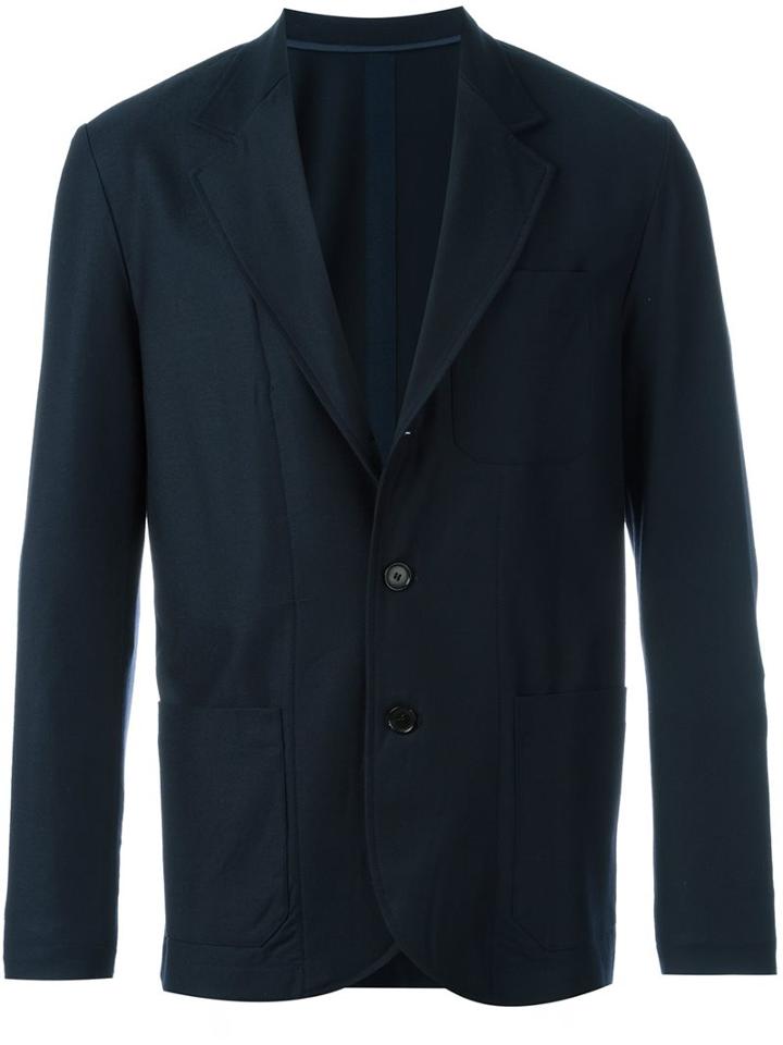 Société Anonyme 'weekend' Blazer, Men's, Size: 48, Blue, Wool